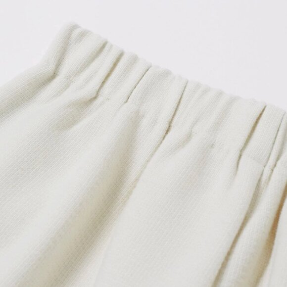 CHICWISH - Side Pockets Pleats Wide-Leg Pants in Ivory - S/M - Picture 3 of 6